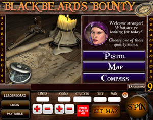 Blackbeard's Bounty Bonus Game