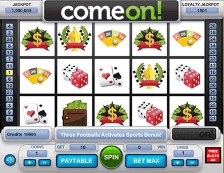 ComeOn! Free Slots Game At Free Slots 4U