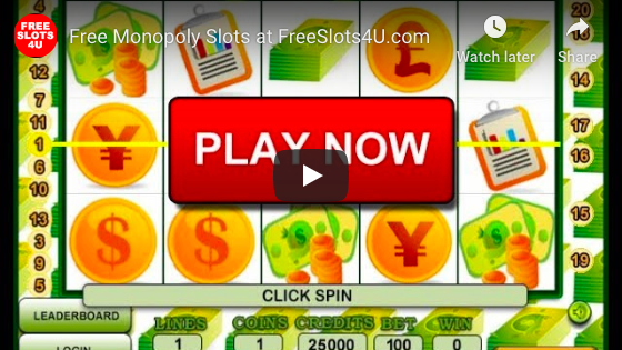 Monopoly Slot Machine by FreeSlots4U.com on Youtube.