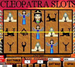 Cleopatra Slots Theme