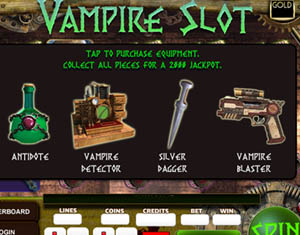 Vampire Bonus Game